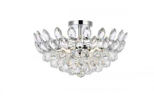 Elegant Lighting Emilia 5 Light Flush Mount Model: 1105F18C